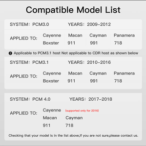 CARABC <span class=keywords><strong>Apple</strong></span> <span class=keywords><strong>CarPlay</strong></span> Sans Fil et Android Auto pour <span class=keywords><strong>Porsche</strong></span> PCM3.1 3.0 4.0 Panamera Cayenne 911 991 <span class=keywords><strong>718</strong></span> Cayman Macan <span class=keywords><strong>Boxster</strong></span> - Product Image 3