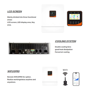 <span class=keywords><strong>Inversor</strong></span> Trifásico YAHONG de 48V y 10KW, <span class=keywords><strong>Inversor</strong></span> de Energía Híbrido de <span class=keywords><strong>10000</strong></span> Vatios <span class=keywords><strong>para</strong></span> Sistema de Paneles Solares - Product Image 5