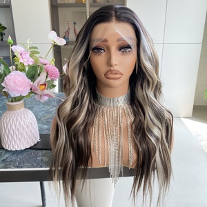 วิกผมสังเคราะห์แบบลูกไม้โปร่งใส 13x4 คุณภาพสูง ทนความร้อน เส้นใยเรียบเนียน แบบลอน ราคาส่งจากโรงงาน - Product Image 1