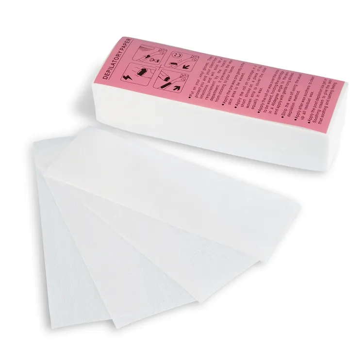 Groothandel Geweven Ontharingscrème Papier Lichaam En Facial Ontharingscrème Papier Voor Vrouwen En Mannen Wegwerp Niet-geweven Waxen Strips Papier