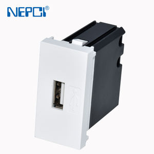 NEPCI Factory 5V2.1A 45*22.5mm Vertical USB A Module de <span class=keywords><strong>prise</strong></span> de chargeur XJY-USB-A41 adapté à la plaque décorative murale <span class=keywords><strong>Legrand</strong></span> - Product Image 2