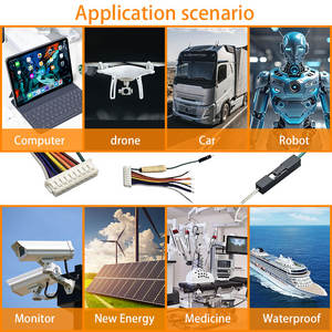 Conjunto de Cables Personalizados con Conector JST ZH1.5 de 8 Pines y Conector DuPont de 2.54, Aislamiento de PVC para Electrodomésticos y Máquinas - Product Image 6