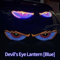 Feu de signalisation LED dynamique « Devil Eye » pour voiture et camion, lampe de signalisation animée, écran d'affichage dynamique, lumière décorative