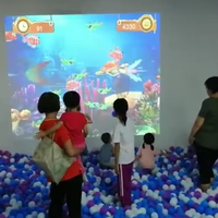 Projecteur mural interactif numérique personnalisé pour enfants, projection immersive à 360° pour les espaces de jeux pour enfants et les centres familiaux