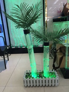 Coffee shop decorazione vegetale illuminazione a led acqua bolla luce del tubo albero coffee shop mobili - Product Image 2