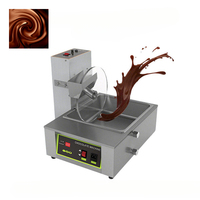 Machine à Tempérer et Enrober le Chocolat Automatique à Contrôle de Température, Nouvelle Génération, Sans Soudure, Alimentation Secteur