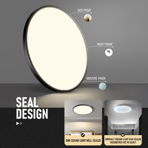 Lámpara de Techo LED Redonda de 22 mm Ultrafina con Control por Aplicación, Regulable, Blanco Cálido para Sala de Estar, Diseño Minimalista - Product Image 6