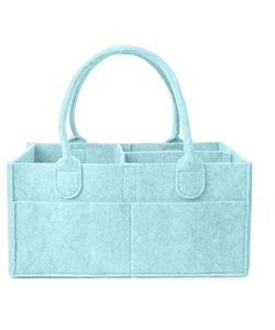 Bolsa de Almacenamiento de Fieltro para Guardería con Compartimentos, Organizador de Pañales para Recién Nacidos y Bebés - Product Image 1