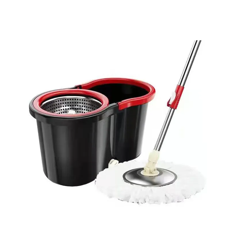 Bucket With Wringer Easy Clean Sprey Spray Spinning Pva Wheels Handles Cotton Eco Slipper Rotating Microfiber Scratch 360 Mop