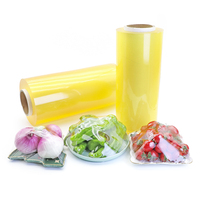 Film alimentaire en plastique transparent PVC de qualité alimentaire, film étirable pour emballage alimentaire, rouleau de taille personnalisée
