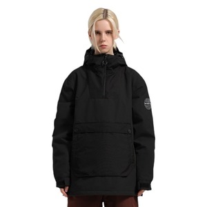 Veste Anorak de <span class=keywords><strong>Ski</strong></span> Unisexe, Imperméable 10 000 mm, Respirante, Coupe-Vent, avec Capuche, Fermeture Éclair, Grande Poche Kangourou, <span class=keywords><strong>pour</strong></span> Snowboard et Hiver - Product Image 6