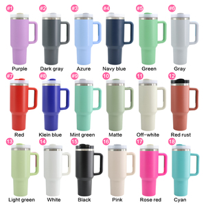 2.0 OEM Stan Cup Wholesale Stainless Steel Travel Cup Custom Logo Coating Insulated 40 Oz Thermal Mug 40oz Tumbler With Handle - Product Image 5