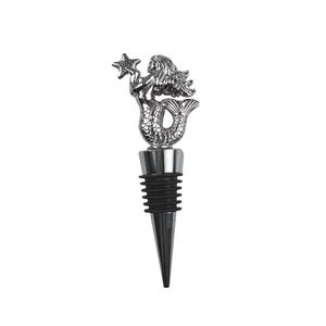 Mermaid Ocean Series Bottle Stopper Metal Vacuum Preservative Wine Stoppers Household Use - Product Image 4