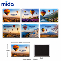 Imán Rectangular para Refrigerador de 80*53 mm, Material para Manualidades, para Máquina de Hacer Botones de 80*53 mm, Decoración del Hogar