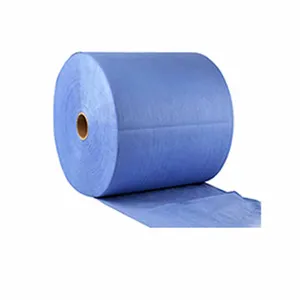 Toallitas industriales desechables perforadas, rollos de papel Jumbo de limpieza en seco de alta resistencia