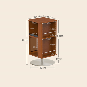 Offre Spéciale armoire <span class=keywords><strong>de</strong></span> <span class=keywords><strong>rangement</strong></span> en bois massif 360 Rotation étagère étagère d'angle en acier inoxydable salon meubles bibliothèques <span class=keywords><strong>CD</strong></span> supports - Product Image 6