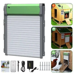 Abrepuertas Automático Ecológico para Gallinero de Plástico LM IP67 Impermeable 4 Modos Resistente a la Intemperie Fácil Instalación Solar - Product Image 2