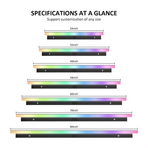 Lámpara de Pared LED Moderna de 12W 24W 28W 40W RGB, Lámpara de Pared <span class=keywords><strong>Exterior</strong></span> Impermeable IP65, Lámpara de <span class=keywords><strong>Porche</strong></span> y Patio - Product Image 3
