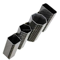 3K Koolstofvezel Octagonale Buis Paal Pijp FPV Race Drone Motor Arm Helikopter Staartboom RC Vliegtuig Romp Koolstofvezel Buis
