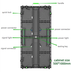 Écran <span class=keywords><strong>ED</strong></span> intérieur/extérieur Installation facile Toile de fond pour scène de concert Location de panneaux numériques muraux vidéo - Product Image 2