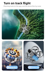 <span class=keywords><strong>Mini</strong></span> Drone cho trẻ em người mới bắt đầu thân thiện với đèn LED 3 trục gyro điều khiển từ xa cho lơ lửng và BAY DRONE - Product Image 5