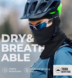 YOUNGSON Cagoule de ski et de snowboard en soie de lait, entièrement imprimée avec logo personnalisé, séchage rapide et évacuation de l'humidité - Product Image 2