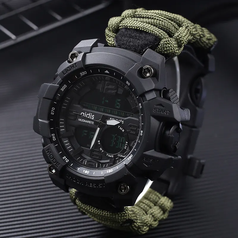 new pattern fashion Outdoor Luxury Watch Multifunctional Compass Digital Versatile Sports Watches