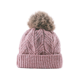 Women's Fashion Custom Knit Hat with <strong>Pom</strong> <strong>Pom</strong> Ski <strong>Beanie</strong> for Autumn Winter Soft Comfortable Character Cartoon Printing - Product Image 4