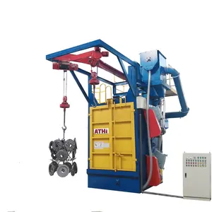 Q37 Type Electric Shot Blasting Machine New Condition Sand Blaster for Steel Shot Cleaning Burnishing in Manufacturing Plant