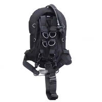 Aile de plongée légère en nylon tendance BCD 25/30LBS – Équipement de plongée confortable et flexible