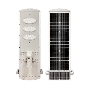 Lampu Jalan tenaga surya pembersih otomatis semua dalam satu 80w dengan panel surya