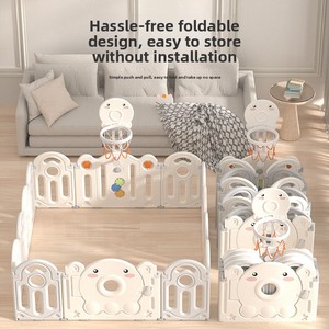 Corralito Plegable para Bebés con Puerta de Seguridad, Área de Juegos Multifuncional para Bebés, Niños Pequeños y Niños, Uso Doméstico - Product Image 2