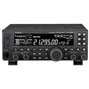 YAESU-walkie-talkie Digital de doble banda para coche, FT-450D, UHF, VHF, 100W, Radio de banda lateral única, Walkie Talkie, 50km