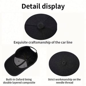 หมวกเบสบอลปักลาย 3 มิติ สีน้ำเงินกรมท่า ผ้าโพลีเอสเตอร์/คอตตอน แบบเรียบ สำหรับผู้ชาย สั่งทำได้ตามต้องการ ขายส่ง - Product Image 5