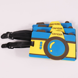 بتصميمات سيليكون بيئي من كلوريد البولي فينيل oem شعار حقيبة الأمتعة تحديد الملصقات للنساء والرجال - Product Image 5