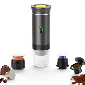 Cafetera Portátil 3 en 1 con Batería USB Integrada, Cafetera Eléctrica de Cápsulas Portátil para Espresso, para Uso Diario y Camping - Product Image 1