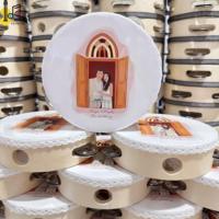 Fournisseur en gros d'instruments de musique pour la saison des fêtes : Tambourin en bois portable personnalisé pour églises et mariages, instrument à percussion sonore