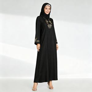 Embroidered High Quality <b>Modest</b> Modern Abaya <b>Dress</b> for Muslim Women Everyday Casual Fashion New Design - Product Image 1