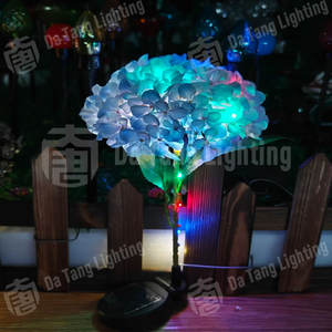 Fantasy Rapeseed Flower <b>Solar</b> Powered Led Holiday Decoration <b>Light</b> For Landscape Christmas & Halloween With Colorful Glow - Product Image 4
