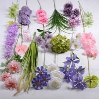 Fleurs artificielles en soie luxueuses QiYing Victory, série Monet Gardenstyle, pour décorations d'allée de cérémonie de mariage et centres de table événementiels