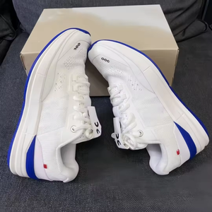 รองเท้าผ้าใบผู้ชายสไตล์สปอร์ต ลำลอง ระบายอากาศได้ดี ซับในตาข่าย เหมาะสำหรับเล่นเทนนิส วิ่งออกกำลังกาย เดินเล่นกลางแจ้ง - Product Image 5