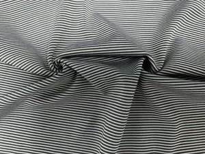 92% Polyester 8% Elastane Sọc Đen Và Trắng Spandex Stretch Vải Thể Thao Bền - Product Image 3