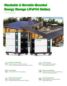 Bateria de Lítio 48V 51.2V 300Ah para Armazenamento de Energia Residencial, Bateria Solar Empilhável 15KWH 30KWH 45KWH 60KWH, Estoque Disponível na UE - Product Image 6