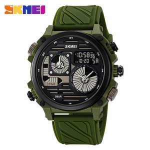 Skmei Digital Sports Watch Men 3Bar Waterproof Silicone Strap Multifunction Electronic Watch Outdoor Use - Product Image 1