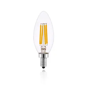 Ampoule à filament LED Décoration intérieure Éclairage C35 Dimmable 2W 4W Ampoule à économie d'énergie vintage