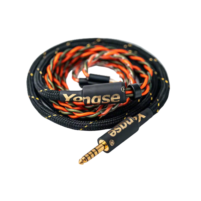 Yongse Stormrise High Quality Gold-Silver-Copper-Palladium Alloy Silver-plated Breathable Headphone Aux Upgrade Cable Private