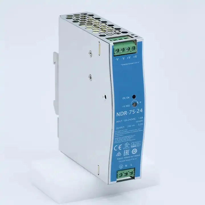 5A 10A แหล่งจ่ายไฟราง DIN-Rail 120W 12V 24V 48V 120เอาต์พุตแหล่งจ่ายไฟ