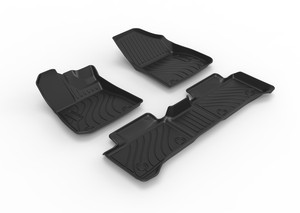 Juego de 3 Fundas Protectoras Antideslizantes de TPE con Rayas para Dispositivos Electrónicos, para Viajes y Uso Diario, para GEELY Xingyao6 2025 - Product Image 2