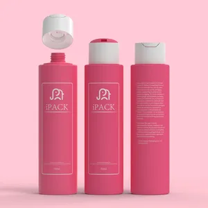 Новый цвет темно-розовый 500 мл HDPE шампунь гель для душа пластиковые сжимаемые Пользовательские Печатные Упаковочные бутылки с логотипом