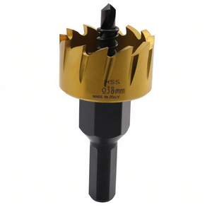 Lame de scie cloche HSS 38 mm revêtue de titane pour perçage du bois et du métal - Product Image 2